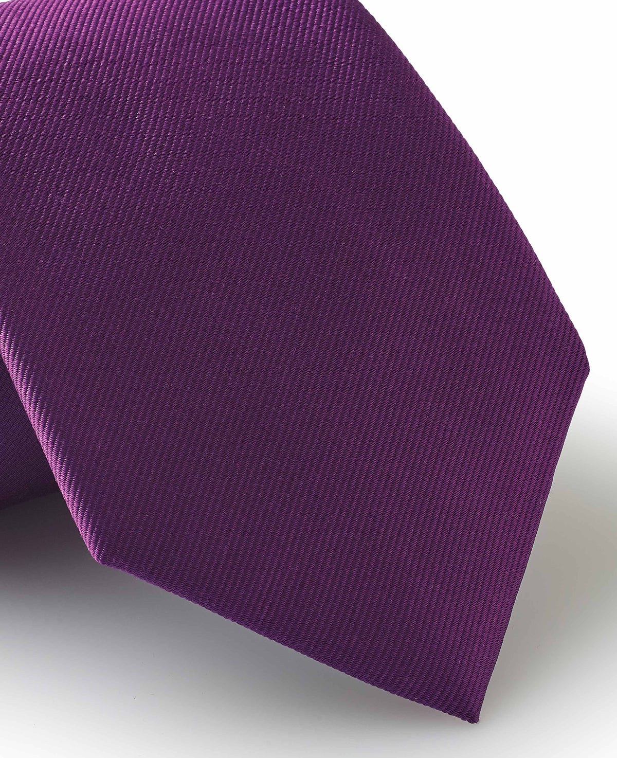 Purple Twill Silk Tie in Gift Box