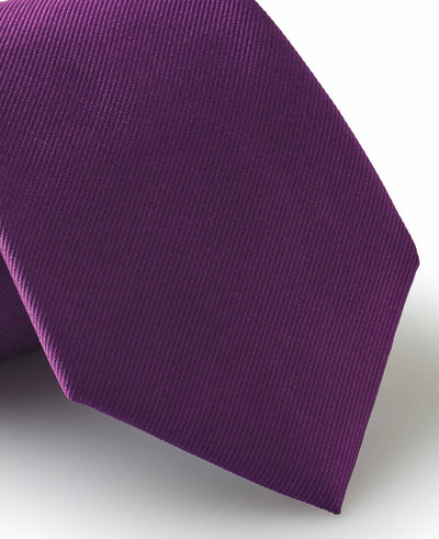 Purple Twill Silk Tie in Gift Box