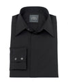 Quentin Dark Grey Poplin Made To Measure Shirt