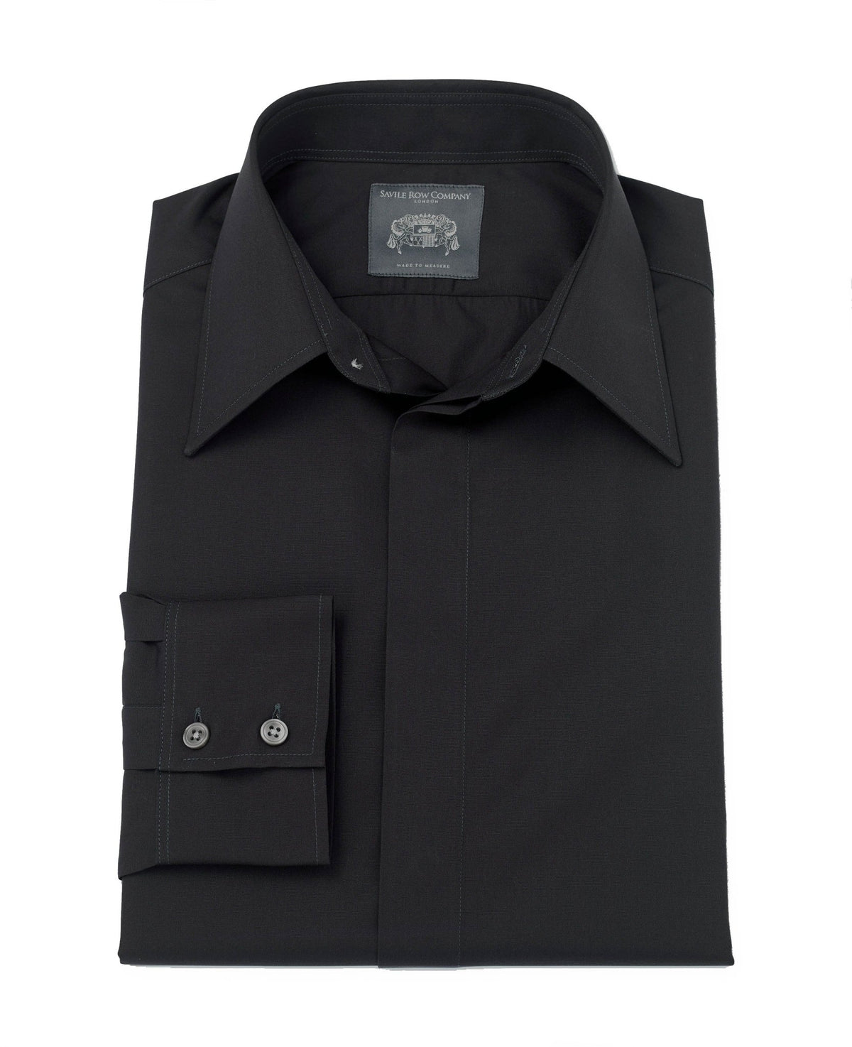 Make your own made to measure dark grey shirts online