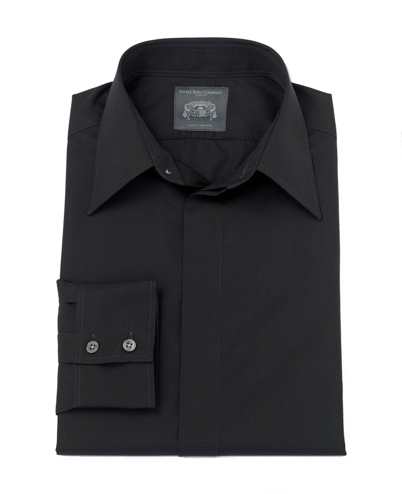 Make your own made to measure dark grey shirts online