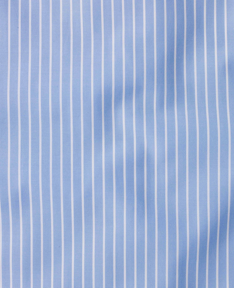 Ralph Blue Reverse Stripe Made To Measure Shirt