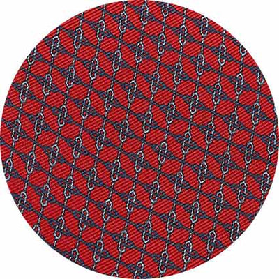 Red Chain Silk Tie