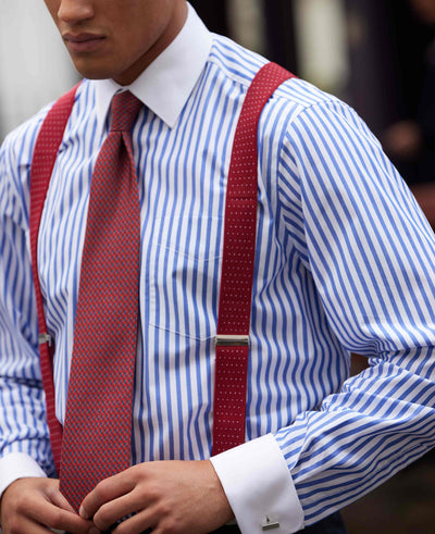 Red Chain Silk Tie