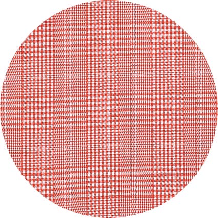 Red Cotton Prince of Wales Check Classic Fit Winchester Formal Shirt - Double Cuff