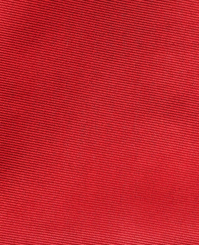 Red Fine Twill Silk Pocket Square