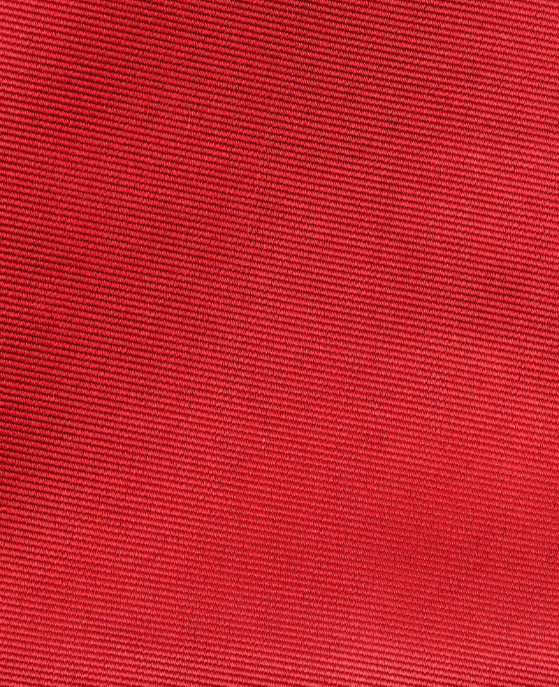 Red Fine Twill Silk Pocket Square