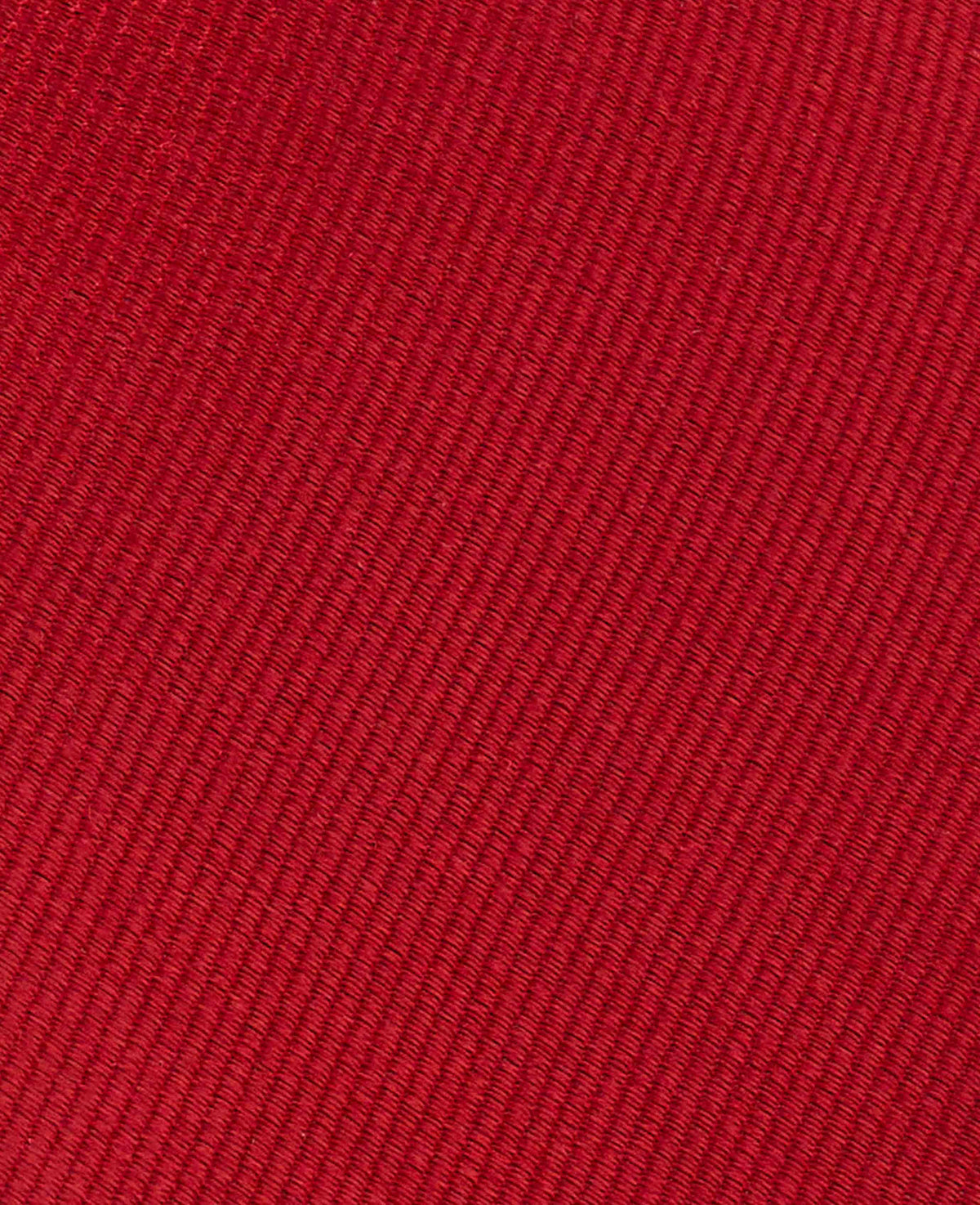 Red Fine Twill Silk Tie
