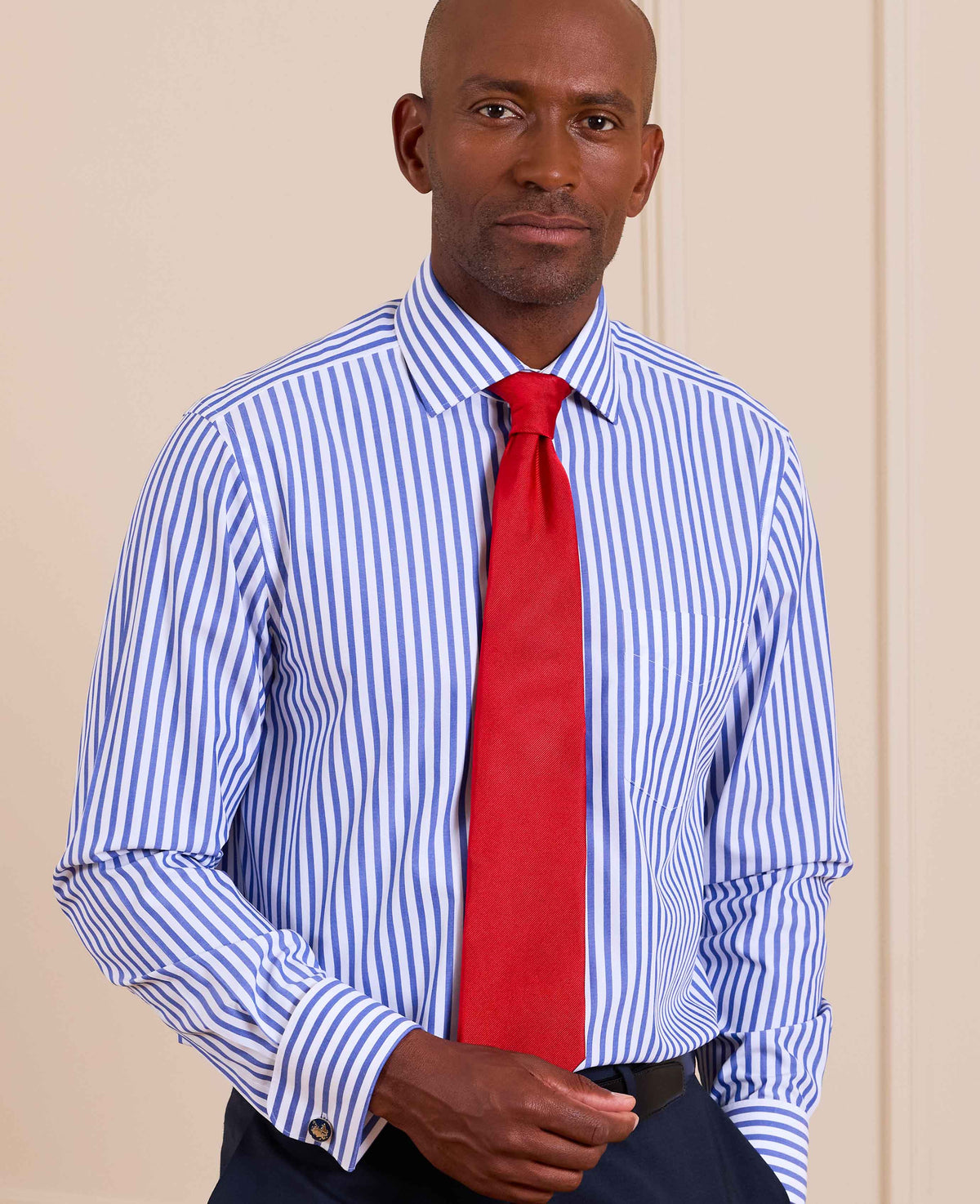 Red Fine Twill Silk Tie