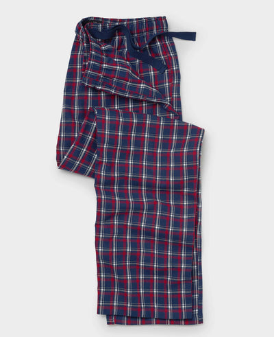 red navy white check brushed cotton lounge pants mlp1126rew grey