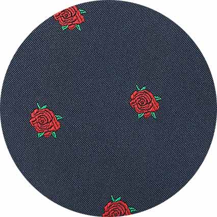 Red Rose Silk Tie