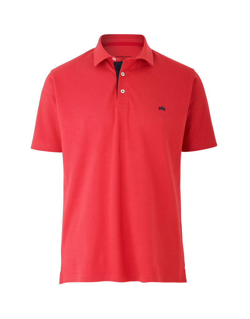 Red Short Sleeve Polo Shirt - MPS650RPR