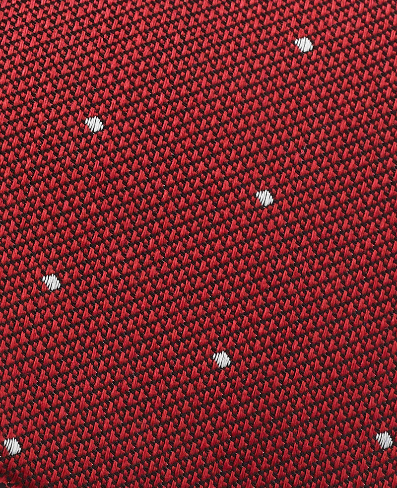 Red Spot Silk Tie