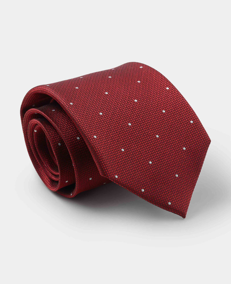 Red Spot Silk Tie