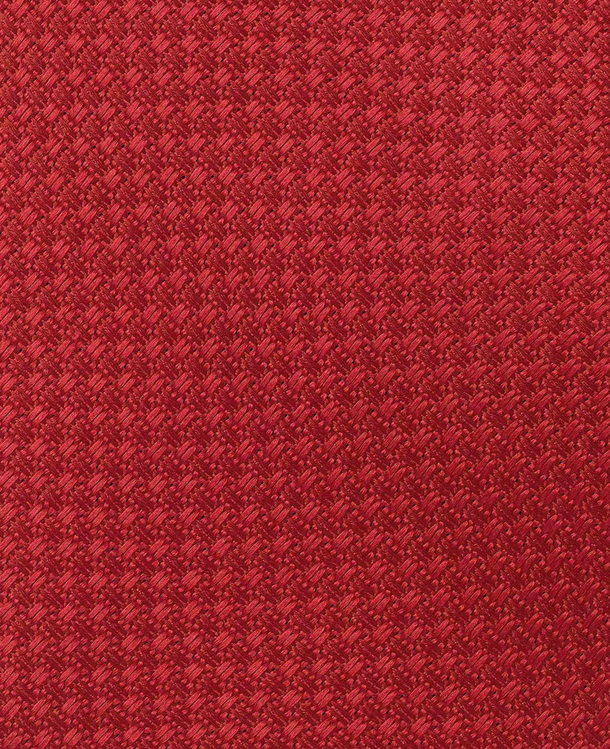 Men's Red Textured Seven Fold Silk Tie fabric detail