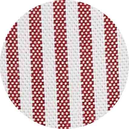 Red White Stripe Classic Fit Button-Down Shirt