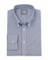 Rudy Navy White Fine Stripe Made-To-Measure Shirt