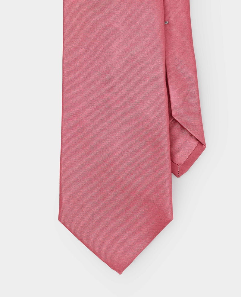 Salmon Seven Fold Silk Tie