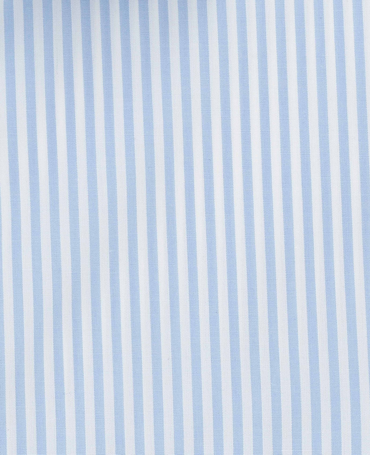 Sky Blue Stripe Cotton Poplin Classic Fit Formal Shirt - Double Cuff