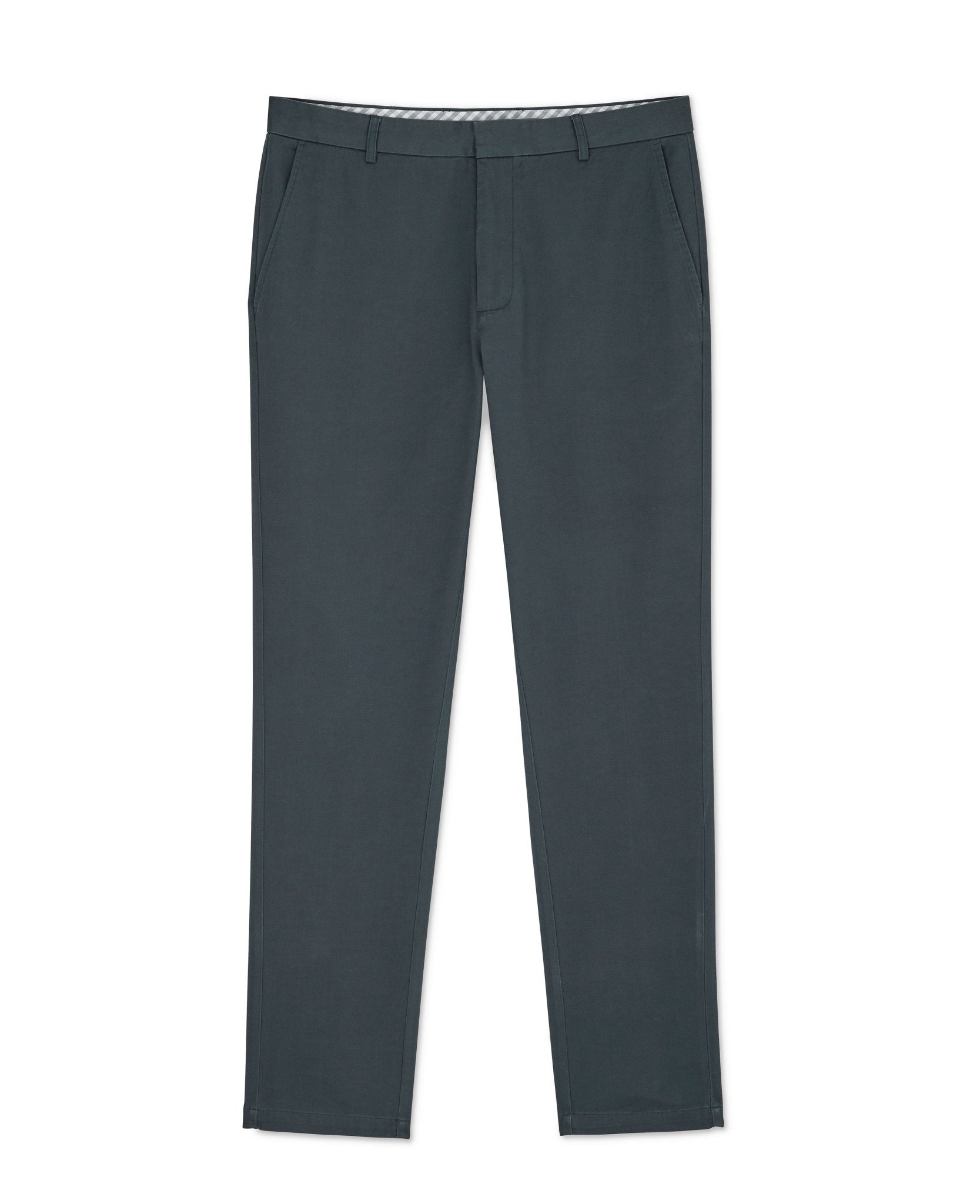 WestAce Men's Skinny Fit Chino Pants - Stretch Cotton Flat Front Trousers, Navy, 32W X 34L