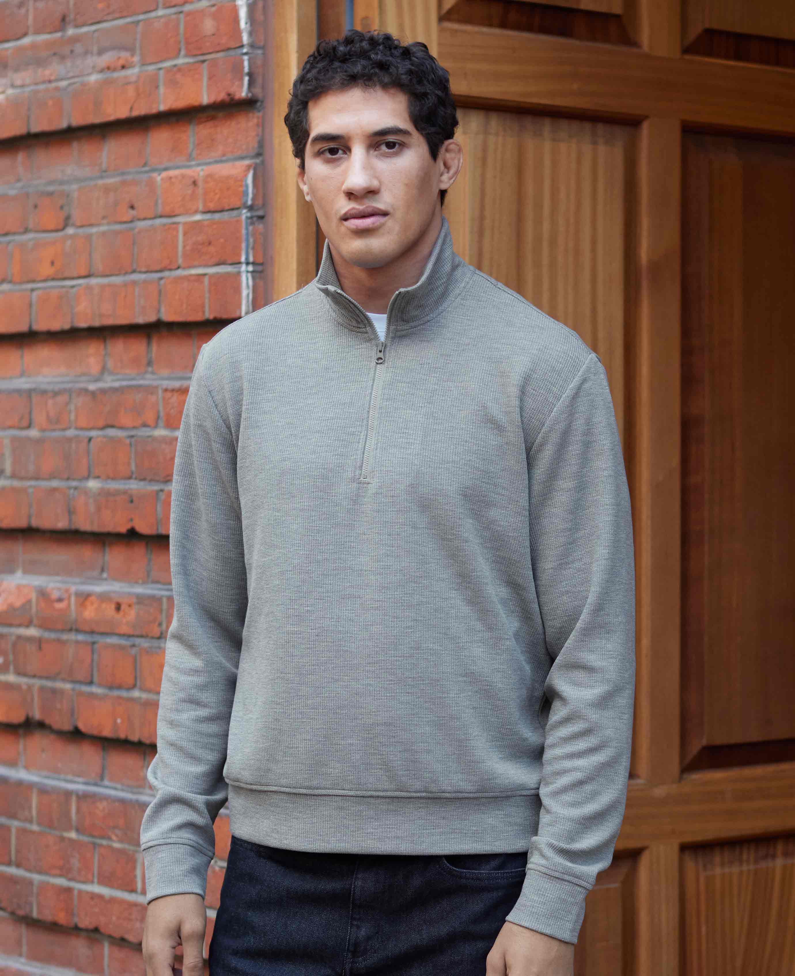 メンズウェア #ACTIVE MOCK NECKN SWEAT - GRAY ACTIVE MOCK NECKN SWEAT - GRAY – Mid 90s Club