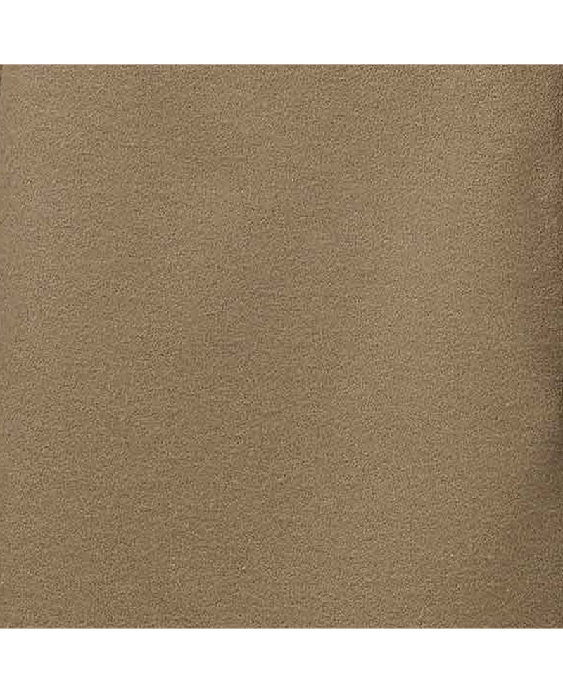 Tan Brushed Cotton Overshirt   - Fabric Detail - 1404TAN