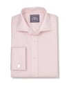 Thomas Pink Herringbone Stripe Made-To-Measure Shirt