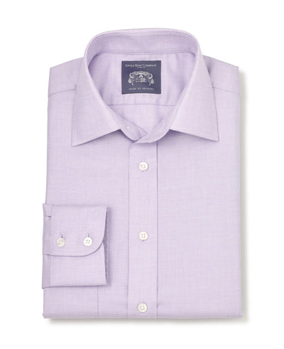 Walter Lilac Cotton Made-to-Measure Shirt