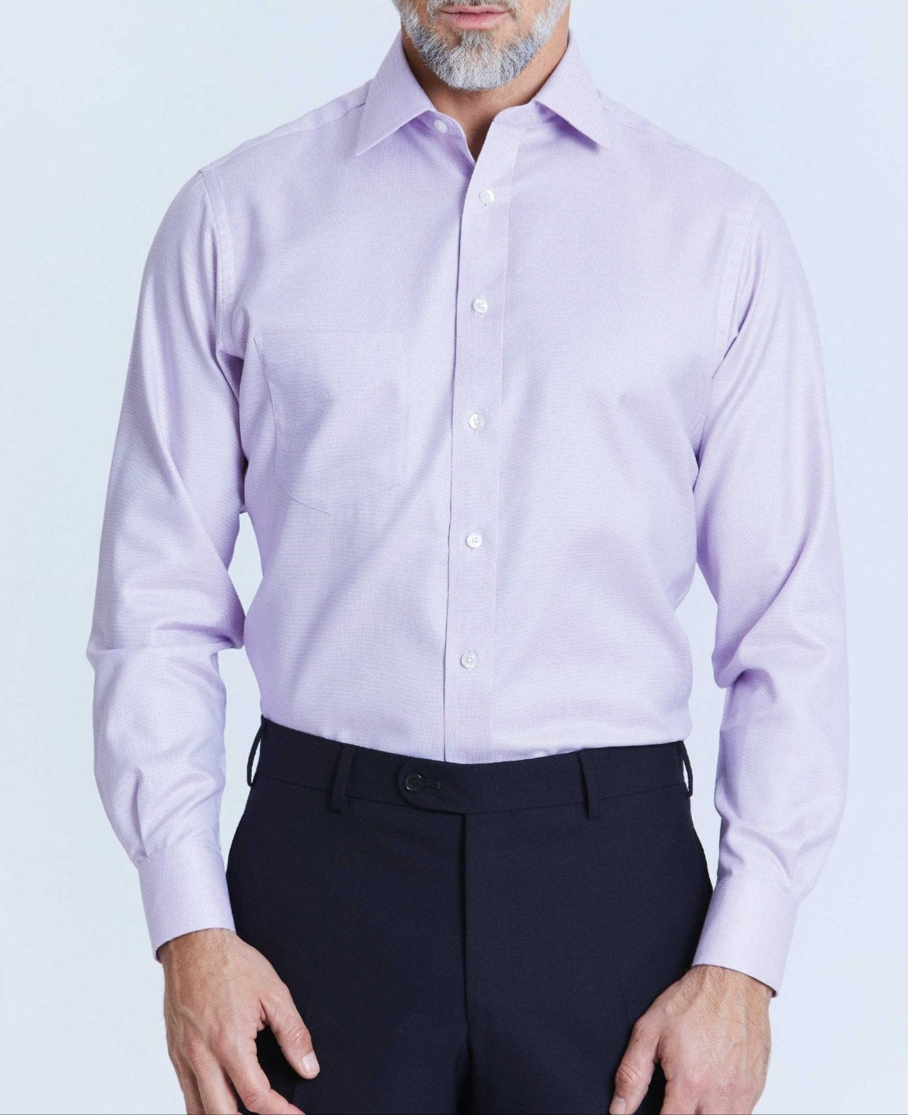 Walter Lilac Cotton Made-to-Measure Shirt | Savile Row Company