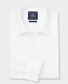 White Cotton Dobby Classic Fit Formal Shirt - Single Cuff