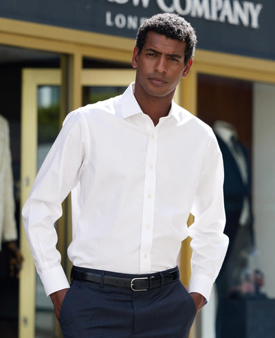 savile row dress shirts Men's Navy Linen Cotton Classic Fit Button-Down Short Sleeve Casual Shirt XXXL