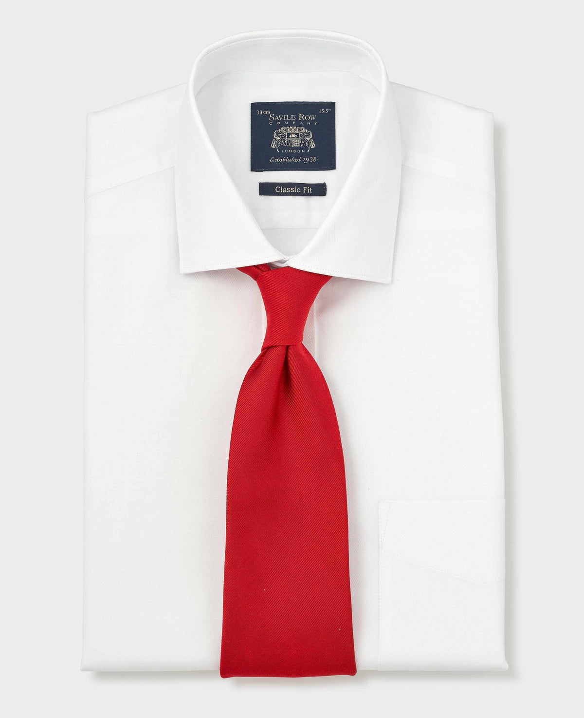 White Cotton Jacquard Classic Fit Formal Shirt - Single Cuff