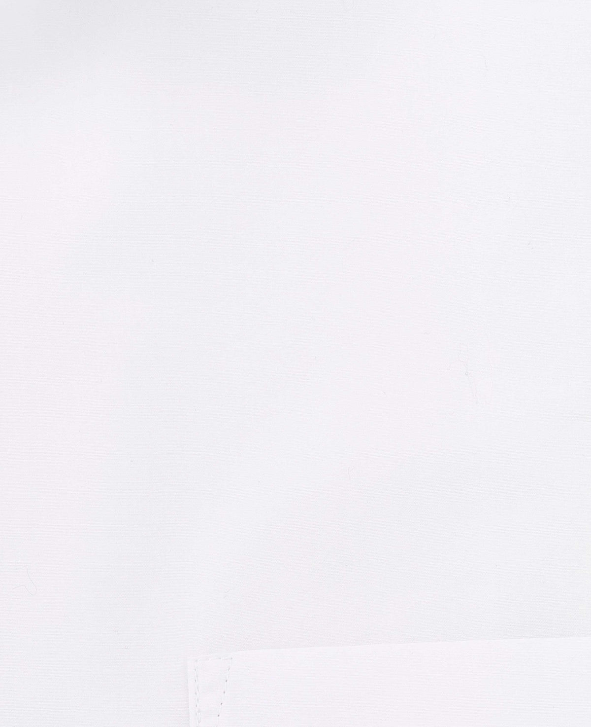 Men's White Cotton Poplin Classic Fit Button-Down Smart Casual Shirt fabric detail