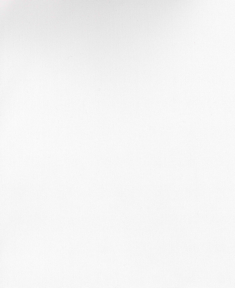 White Cotton Poplin Classic Fit Non-Iron Shirt - Single or Double Cuff