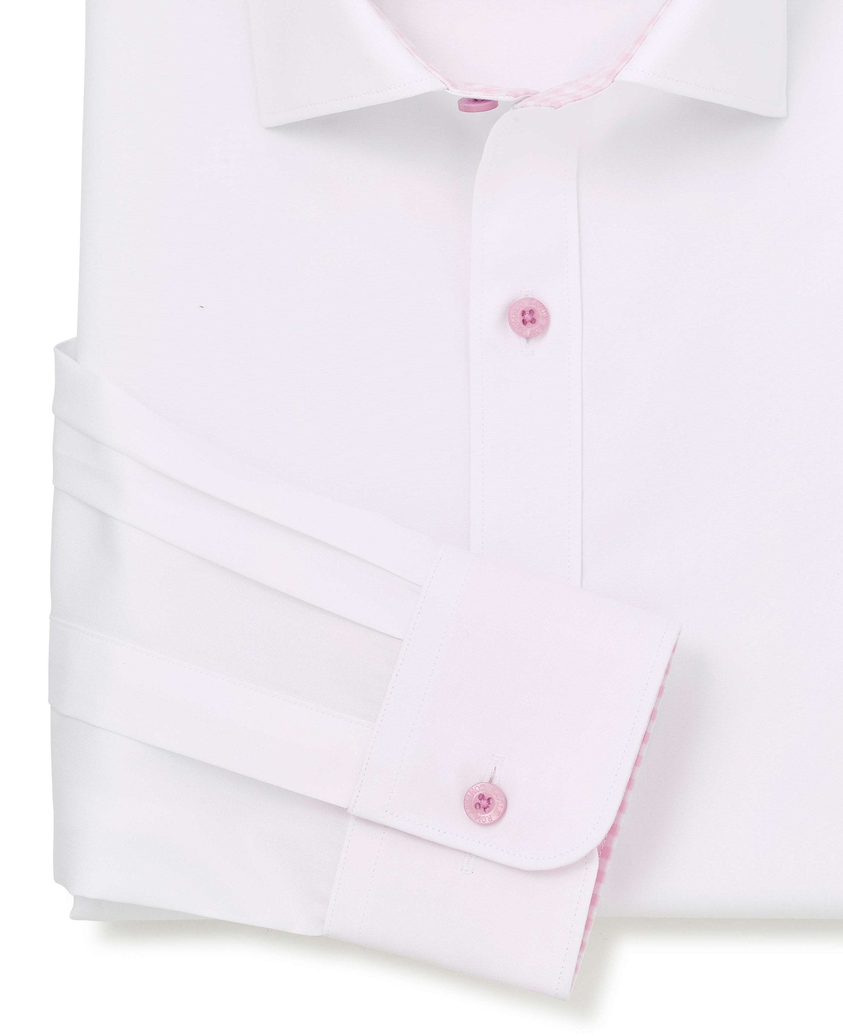 slim fit gingham dress shirt Comfort Stretch Non-Iron Gingham Dress Shirt With Contrast Trim