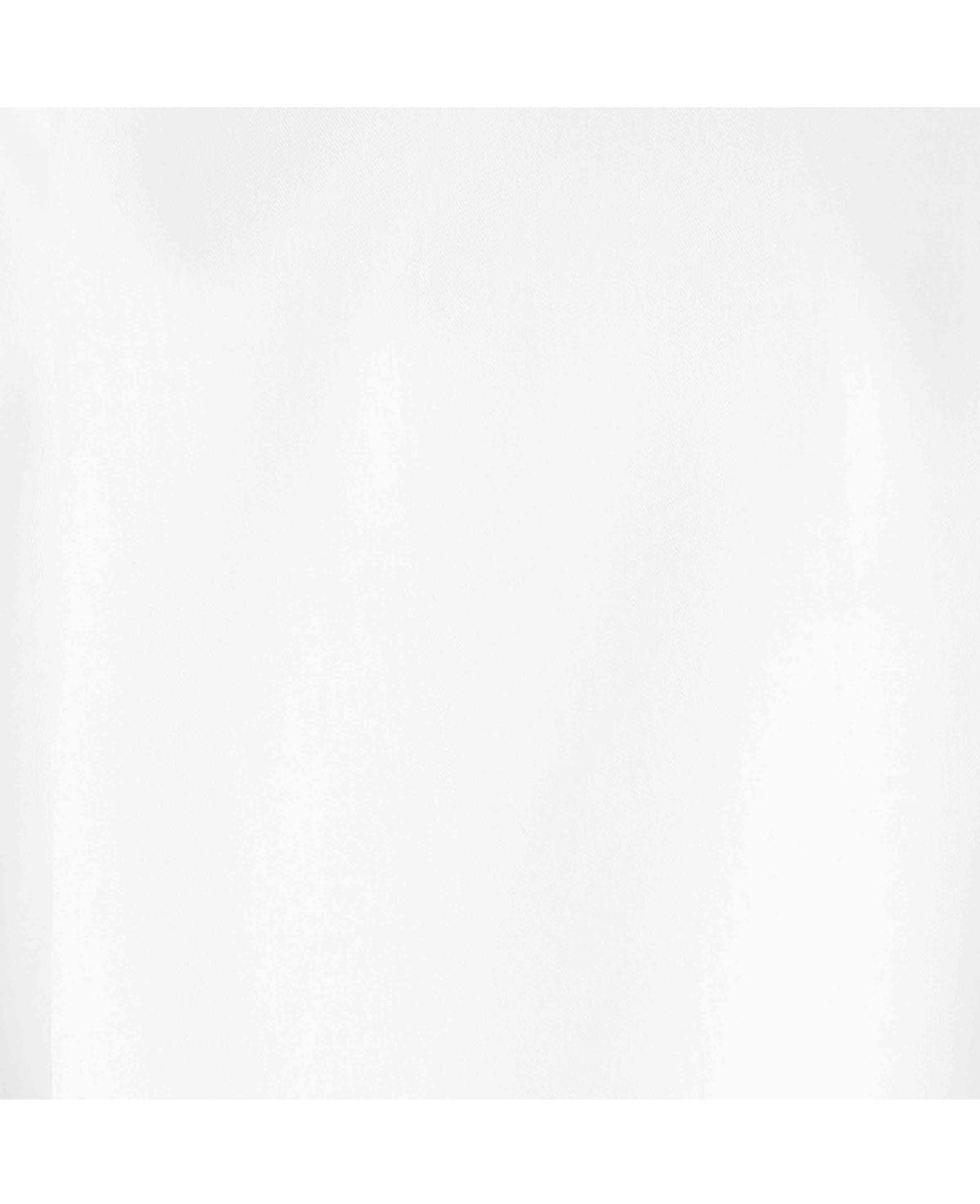Men's White Cotton Twill Classic Fit Smart-Casual Shirt With Single Cuffs fabric detail