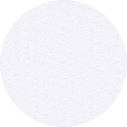 Men's White Herringbone Cotton Slim Fit Formal Shirt With Single Cuffs fabric detail