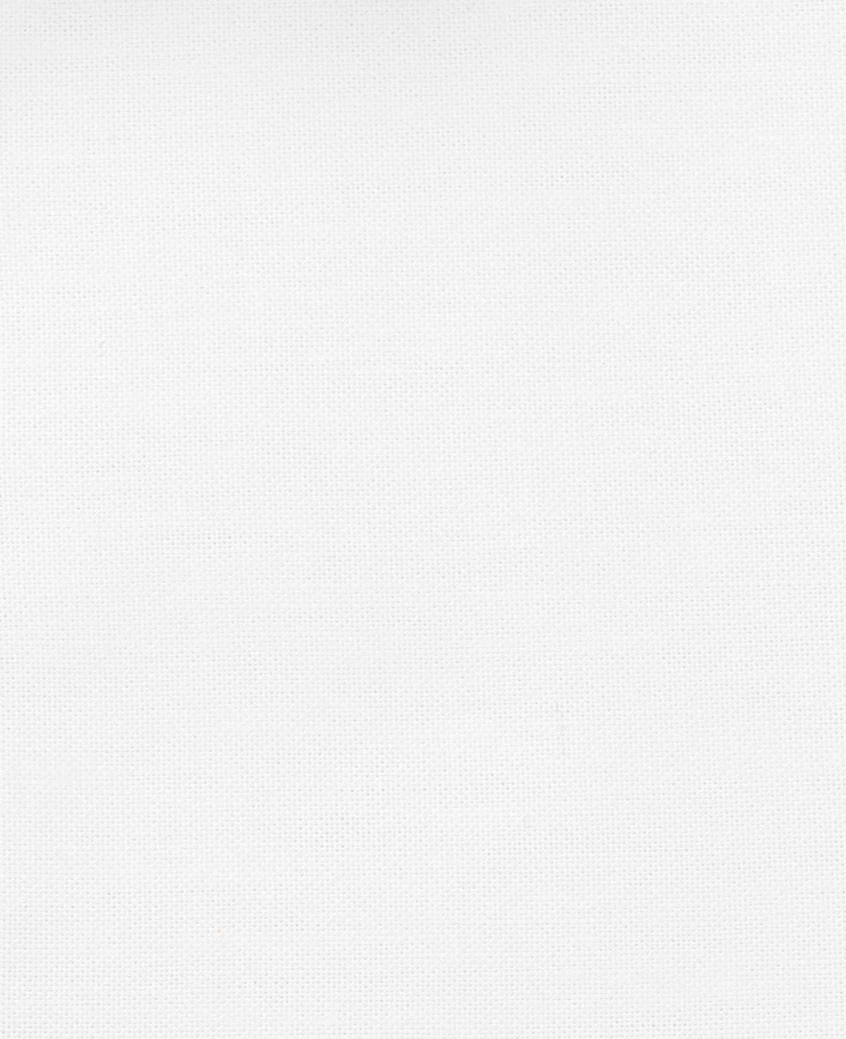 Men's White Pinpoint Cotton Classic Fit Formal Shirt With Single Cuffs fabric detail