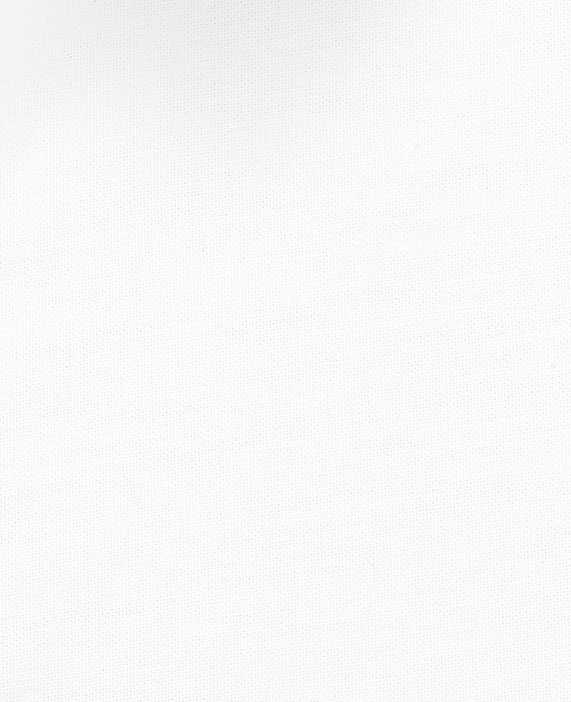 White Pinpoint Cotton Slim Fit Formal Shirt - Single Cuff