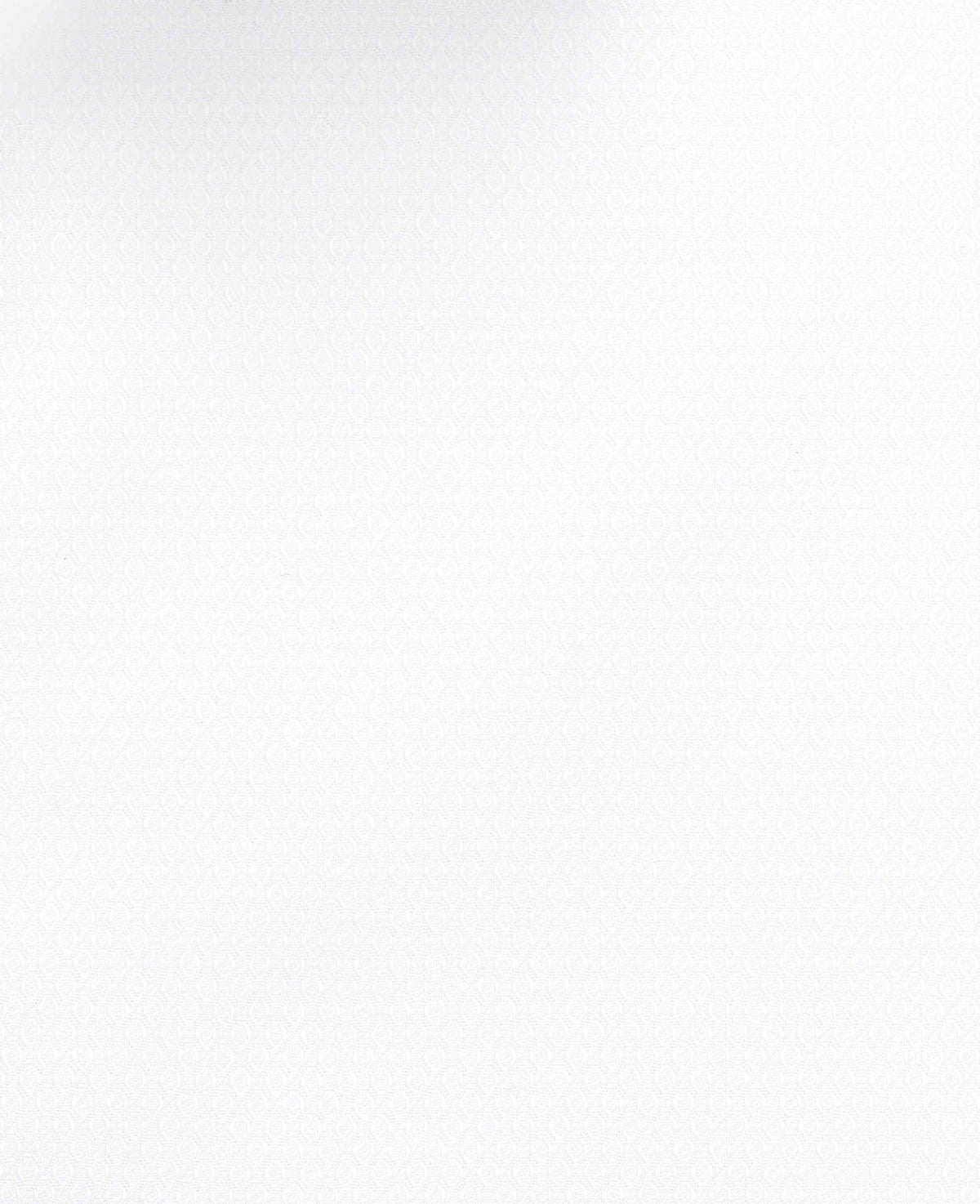 Men's White Textured Cotton Slim Fit Formal Shirt With Double Cuffs fabric detail