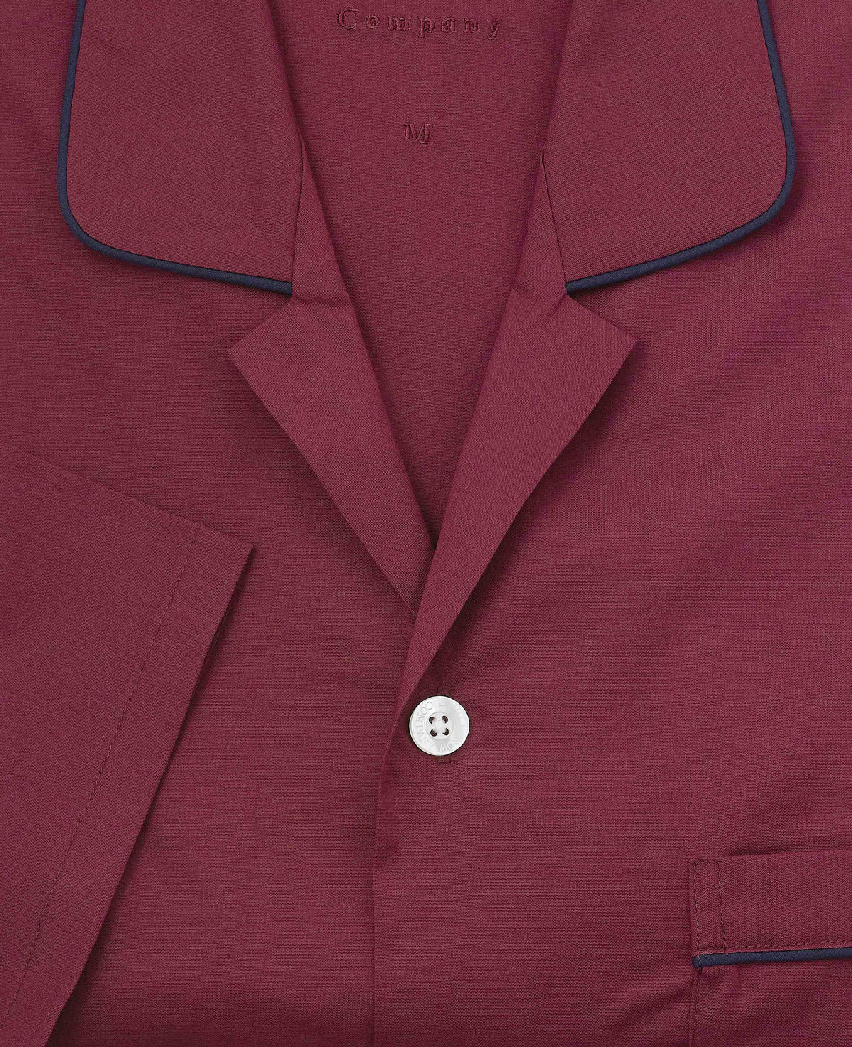 Burgundy Wine Cotton Pyjamas