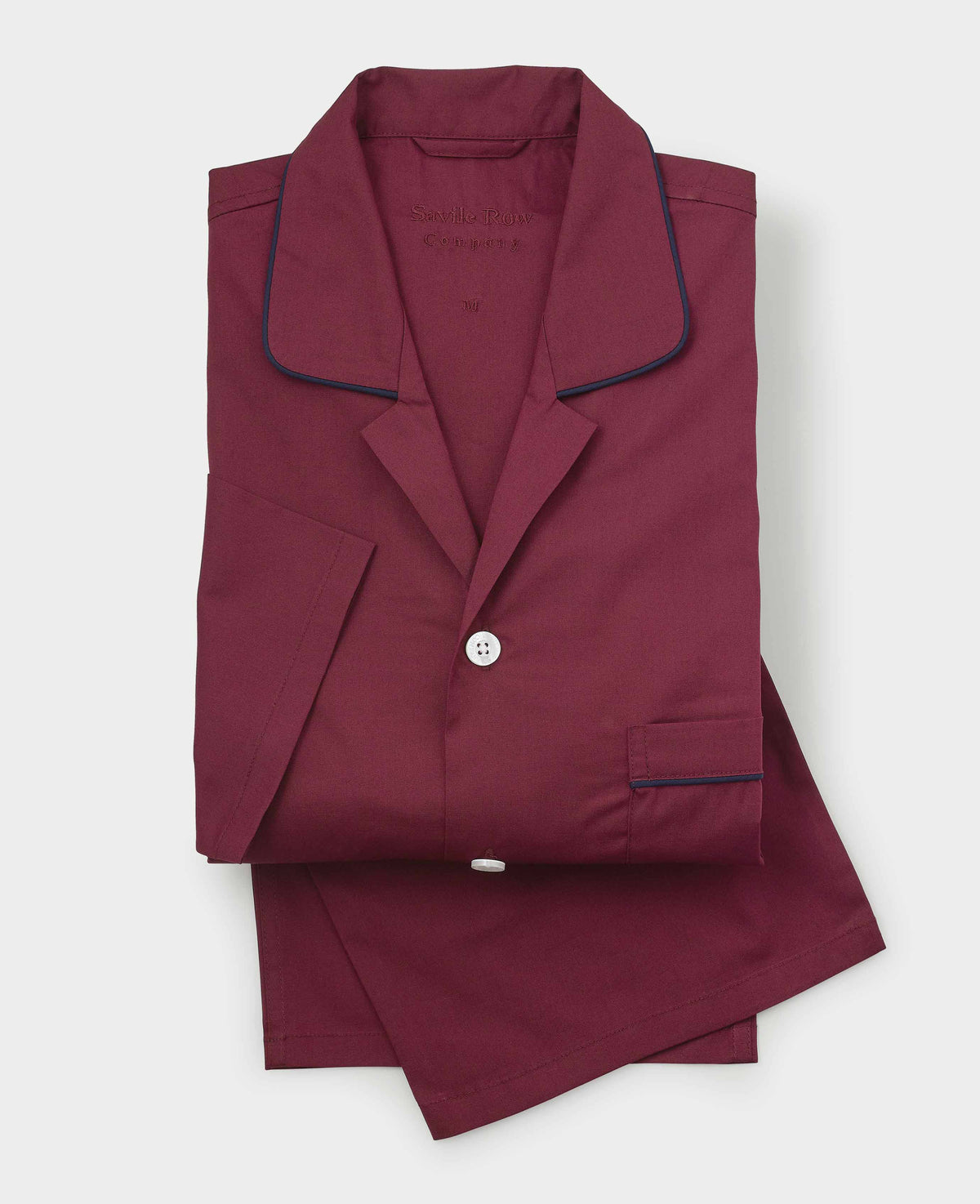 Burgundy Wine Cotton Pyjamas