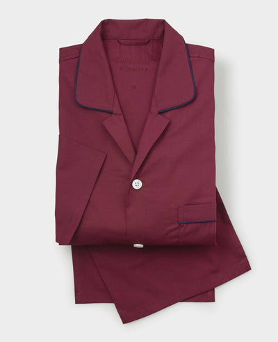 Burgundy Wine Cotton Pyjamas