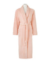 Women's Dusky Pink Fleece Supersoft Dressing Gown