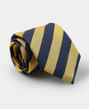Yellow Stripe Silk Tie