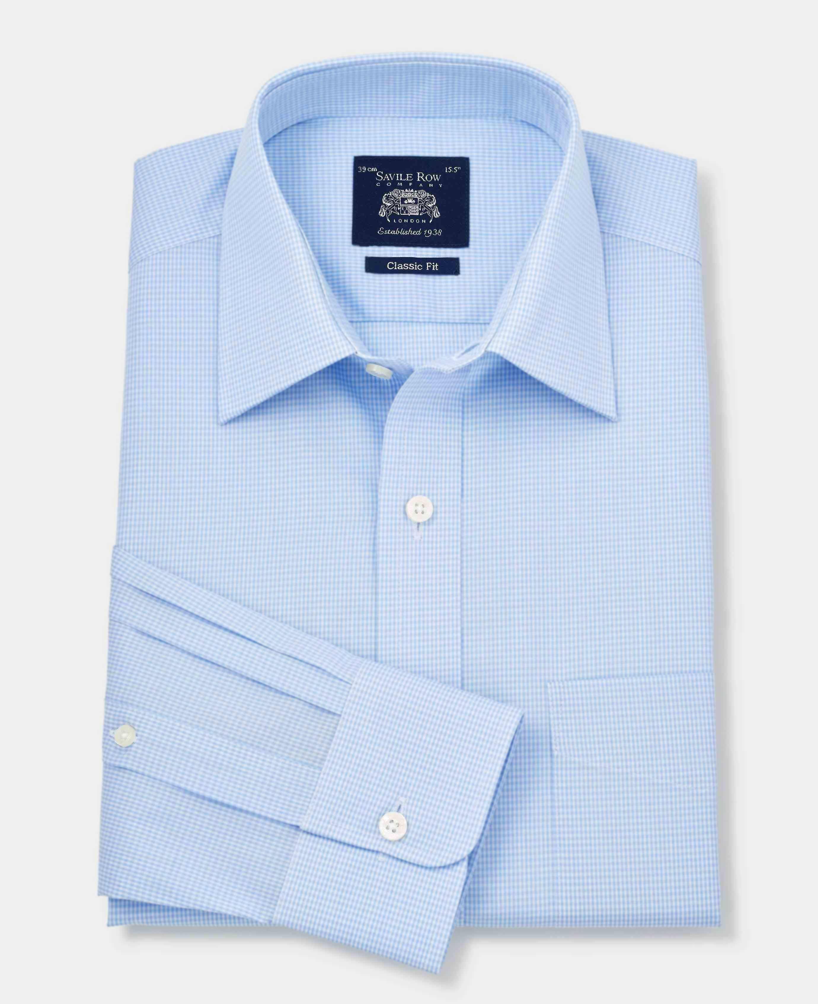Micro Check Men's Formal Shirt – Blucheez