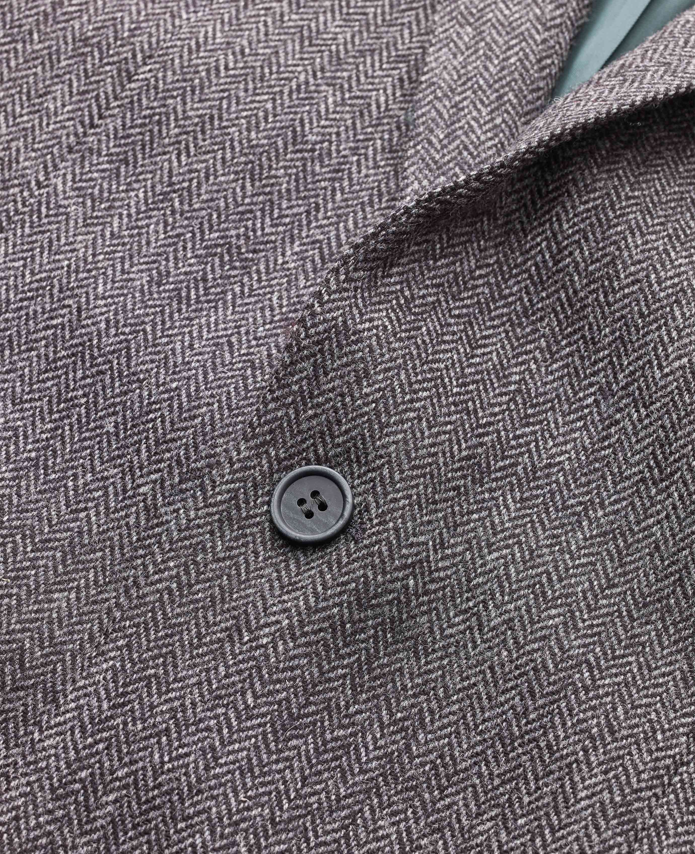 Men's Grey Tweed Herringbone Jacket For Men | Savile Row Co