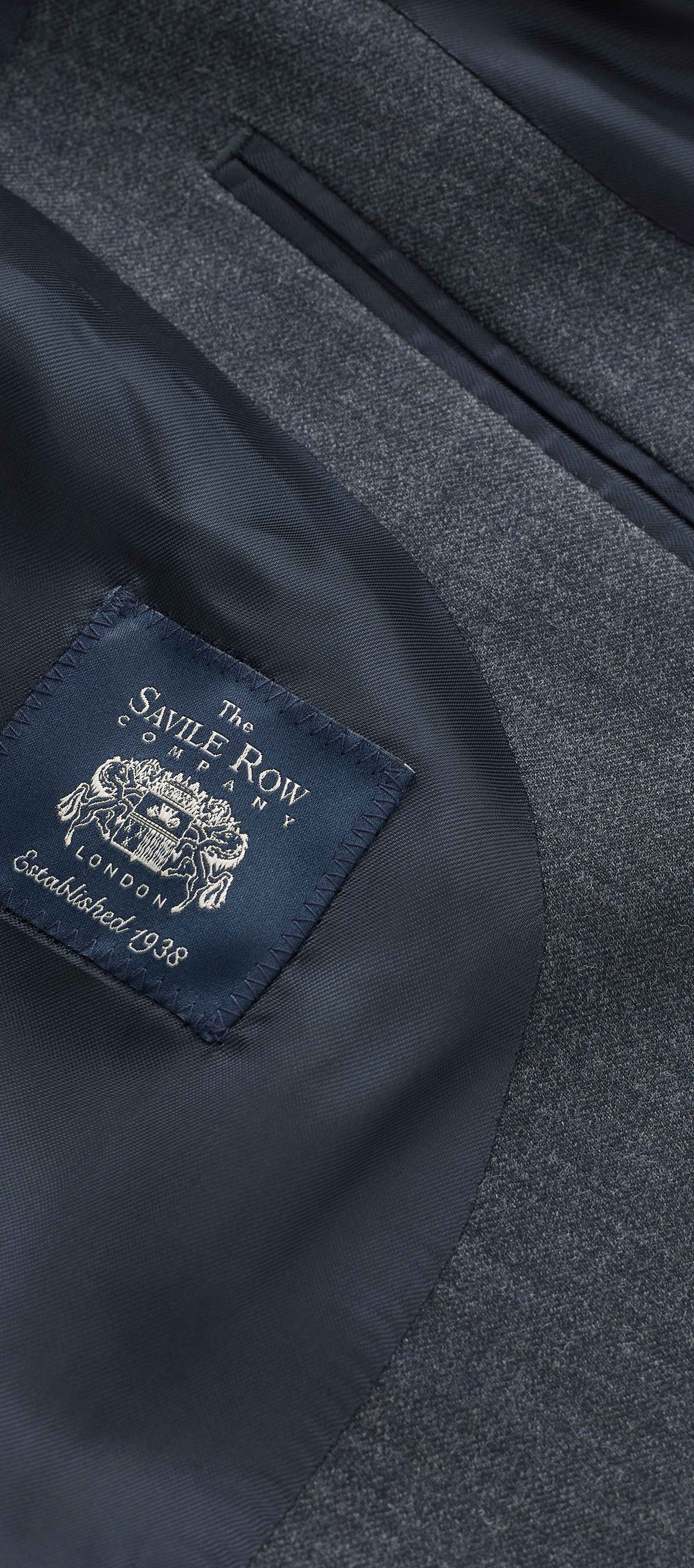 Dark grey wool jacket top