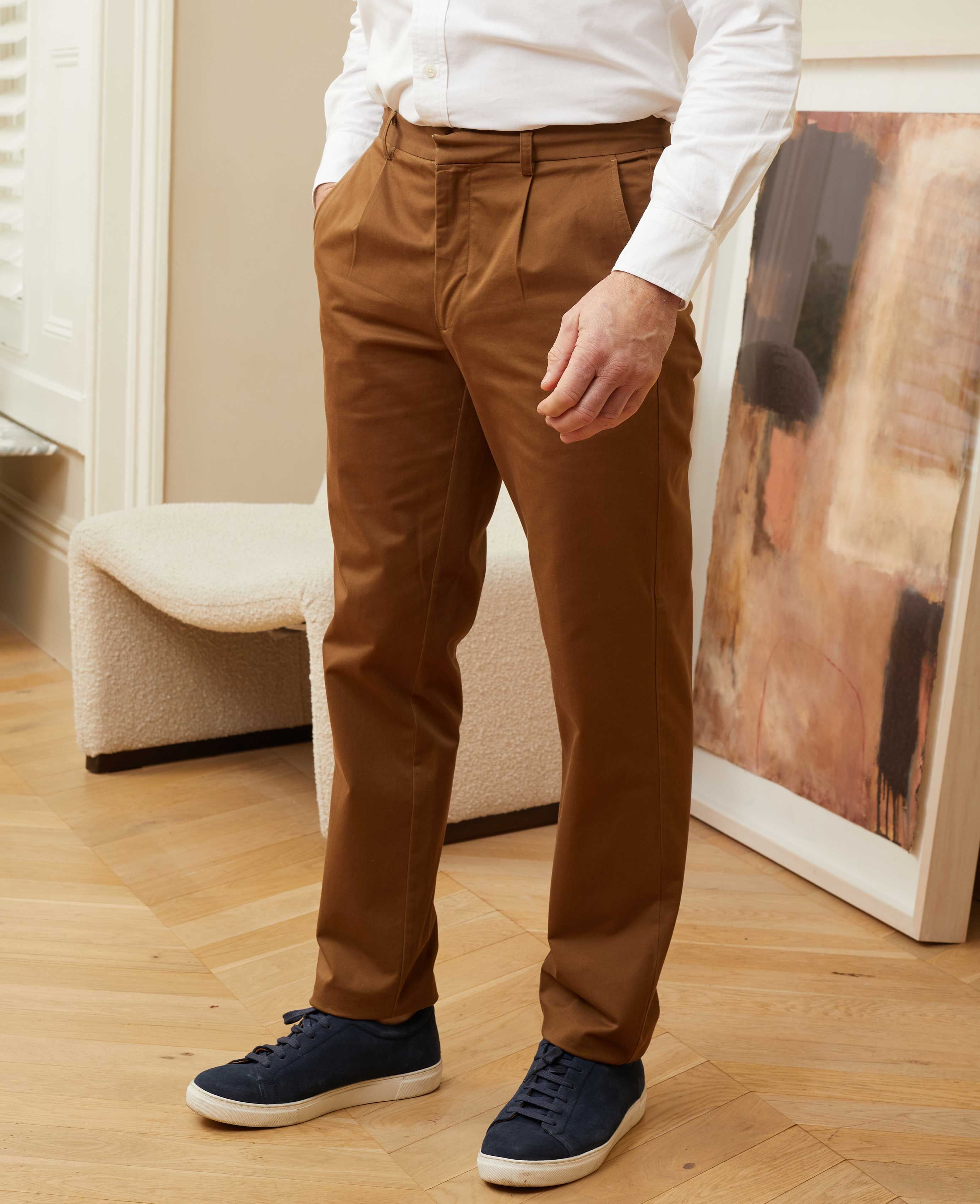 Mua Quần Kaki Nam Lacoste Men's Slim Fit Gabardine Chino Pants HH955302S  Màu Vàng Cát Size 40/34 - Lacoste - Mua tại Vua Hàng Hiệu h095288
