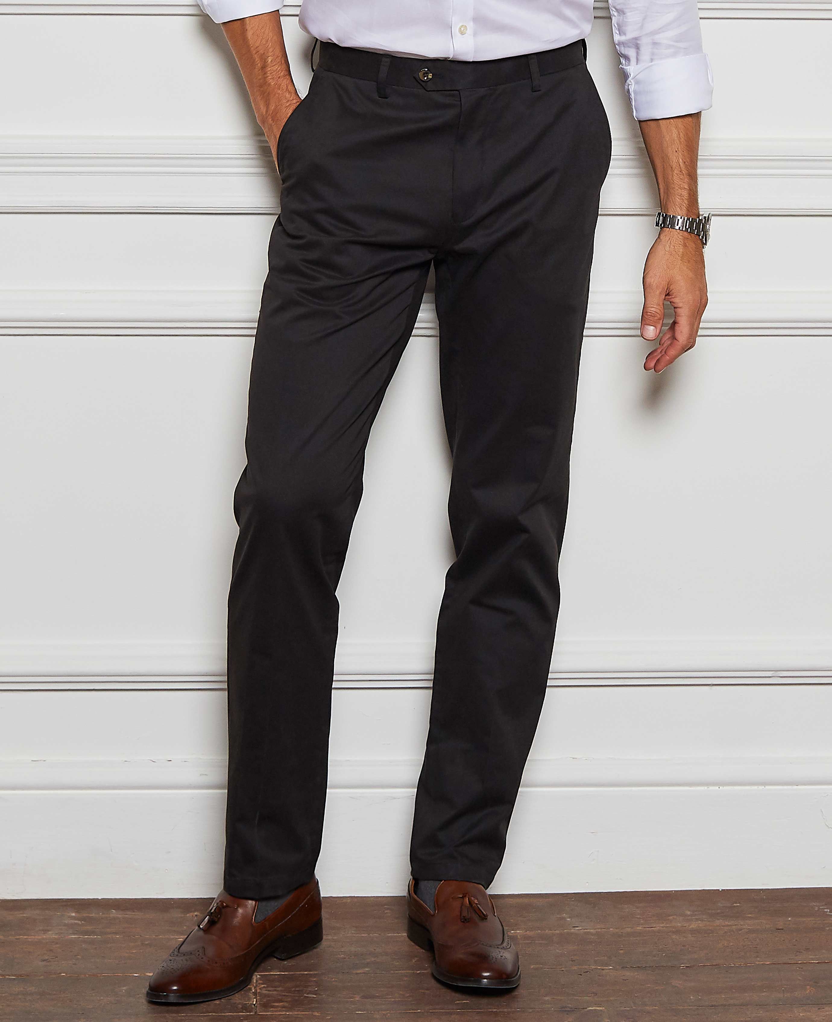 Slim Fit Chino trousers, Black